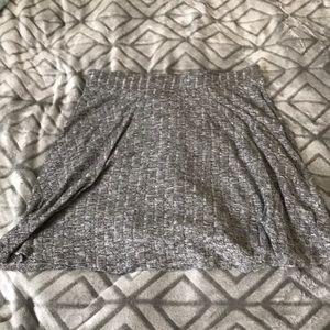 Knitted circle skirt